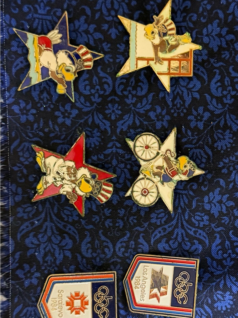 Vintage Olympic Trading Pins from 1984 Olympics
